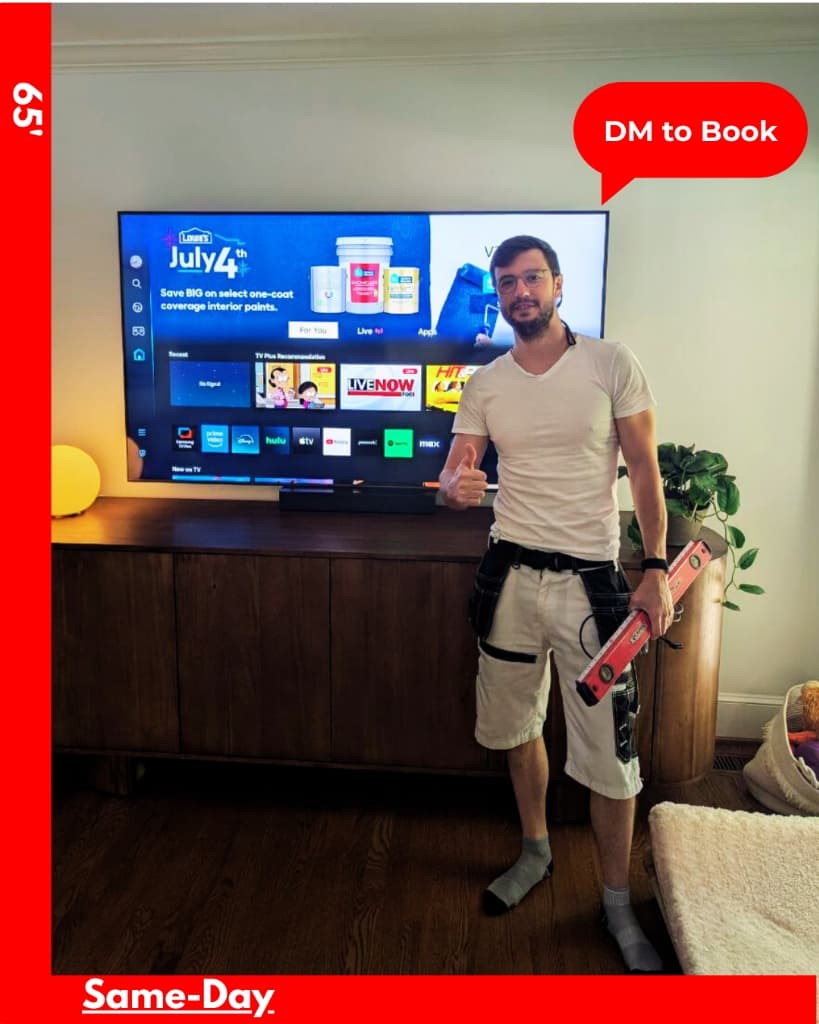 75" Living Room Install